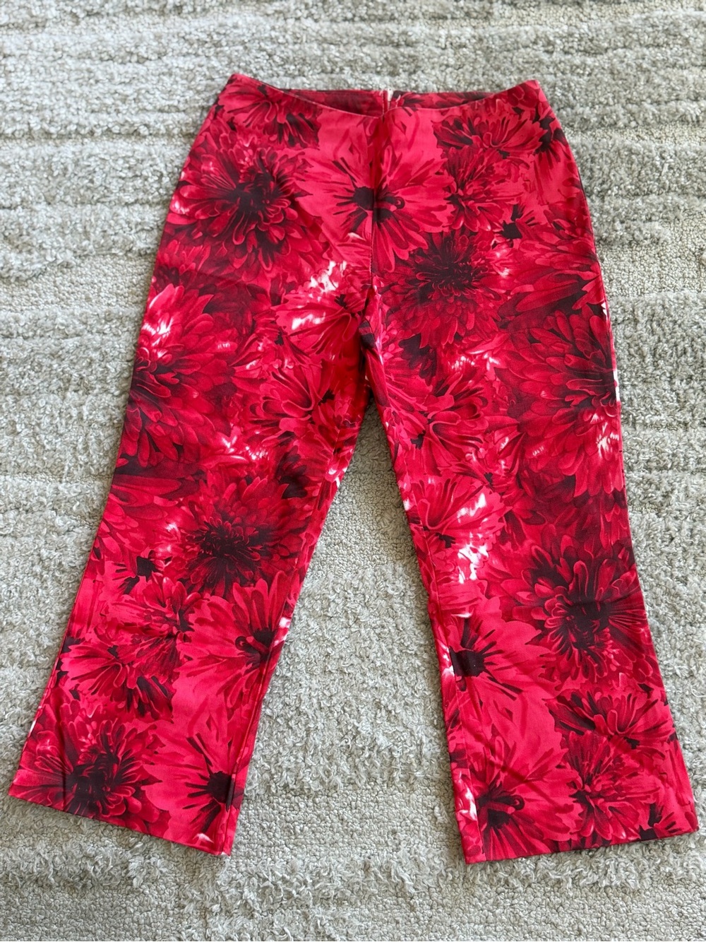 Vintage Rave Stretch size 5 Floral Capris